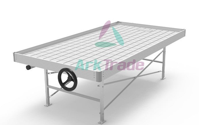 Laatste Viool Ontkennen Vaste kweektafel / verkooptafel met eb- en vloed bodem - 244 cm x 122 cm –  Arktrade